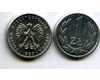 Монета 1 злотый 1990г Польша