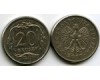 Монета 20 грош 2010г Польша