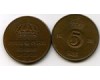 Монета 5 эрэ 1958г Швеция