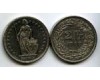 Монета 2 франка 1989г Швейцария