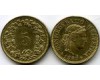 Монета 5 раппен 1987г Швейцария