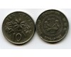Монета 10 центов 1991г Сингапур