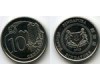 Монета 10 центов 2013г Сингапур