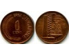 Монета 1 цент 1982г Сингапур