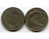 Монета 20 центов 1967г Сингапур