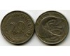 Монета 20 центов 1974г Сингапур