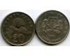 Монета 20 центов 1985г Сингапур