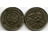 Монета 50 центов 1991г Сингапур