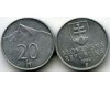Монета 20 геллеров 1994г Словакия
