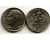 Монета 10 центов 1995г Р США