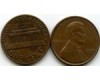 Монета 1 цент 1969г БЗМД США