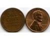 Монета 1 цент 1957г D США