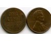 Монета 1 цент 1957г БЗМД США