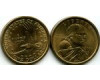 Монета 1 доллар 2000г D Сакагавея США