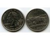Монета 25 цент 2006г Д Северная Дакота США
