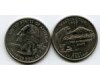 Монета 25 цент 2007г Д Вашингтон США