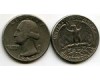 Монета 25 цент 1967г США
