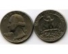 Монета 25 цент 1970г США