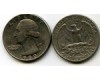 Монета 25 цент 1980г Р США