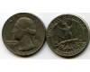 Монета 25 цент 1982г Р США