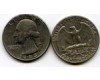 Монета 25 цент 1983г Р США