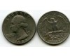 Монета 25 цент 1986г Р США