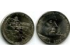 Монета 5 центов 2005г Д океан США