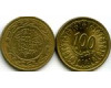 Монета 100 миллим 2008г Тунис