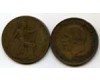 Монета 1 пенни 1916г Великобритания