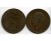 Монета 1 пенни 1919г Н Великобритания