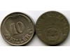 Монета 10 филлеров 1926г Венгрия
