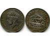 Монета 1 шиллинг 1950г Британская Восточная Африка