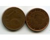 Монета 1 евроцент 2012г из обращения Эстония