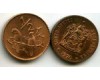 Монета 1/2 цента 1970г Южная Африка