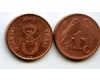 Монета 1 цент 2001г Южная Африка