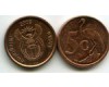 Монета 5 центов 2009г Южная Африка