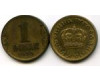 Монета 1 динар 1938г Югославия