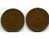 Монета 1 цент 1983г Зимбабве