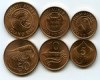 Набор монет 5,10,50 аурар 1981г ац Исландия
