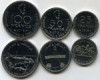Набор монет 25,50,100 франков 2013г Коморских островов Набор монет 25,50,100 франков 2013г Коморских островов