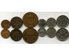 Набор монет неполный 1 оре -50 оре года разные Швеция