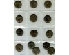 Набор монет 14х1 копеек М 1997г-2014г Россия