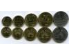 Набор монет 5,10,50,1 дирам 2011г Таджикистан