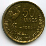 Монеты 50 франков