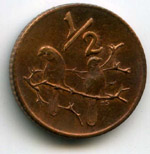 Монеты 1/2 цента(пенни)