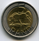 Монеты 5 рандов