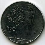 Монеты 100 лир