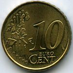 Монеты 10 евроцентов