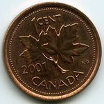Монеты 1 цент
