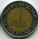 Монеты 1 фунт